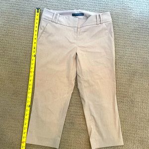 The Limited Tan Cropped Pant - Capri Pant Exact Stretch Size 10